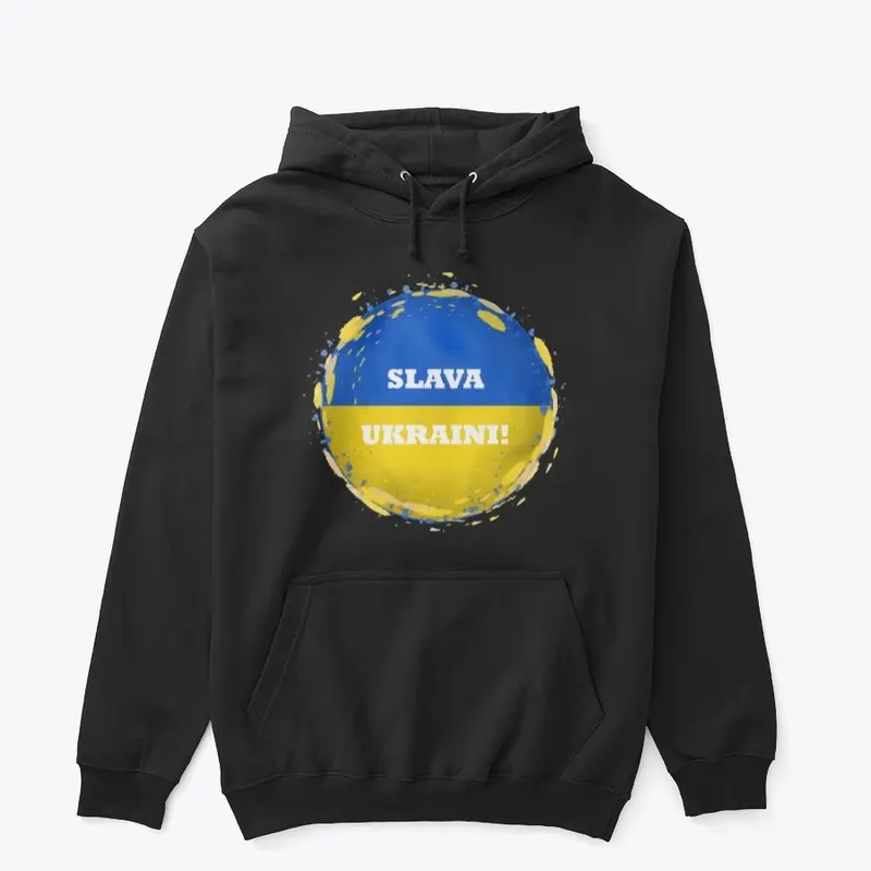 Ukraine flag merch ,,slava ukraini!"