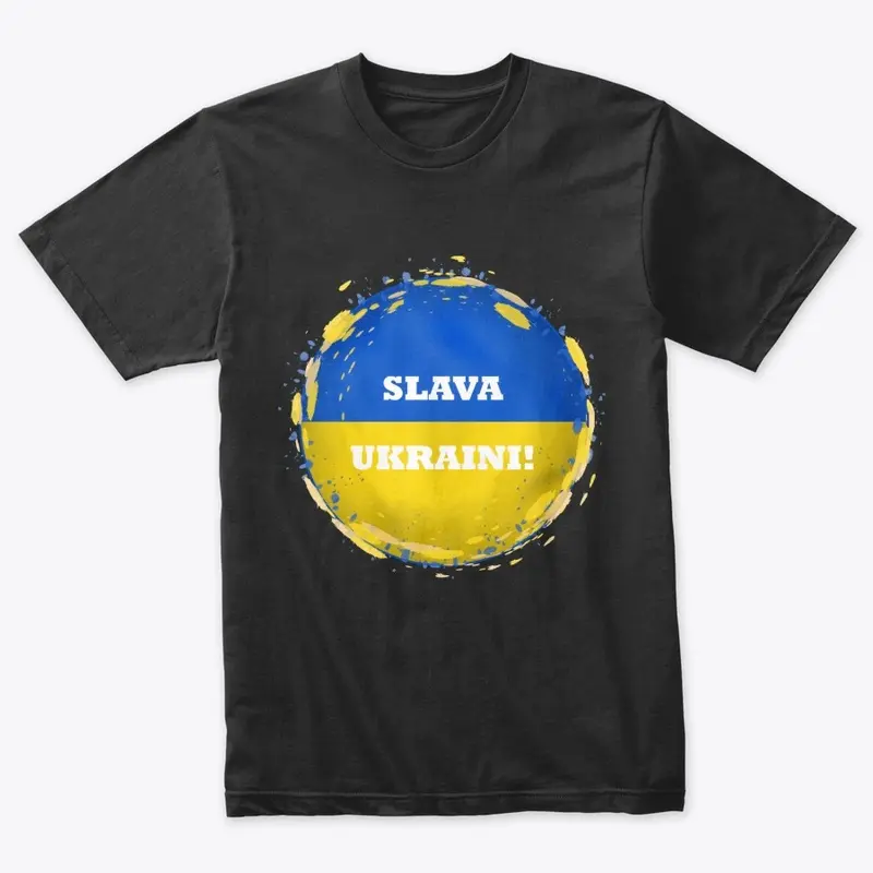 Ukraine flag merch ,,slava ukraini!"