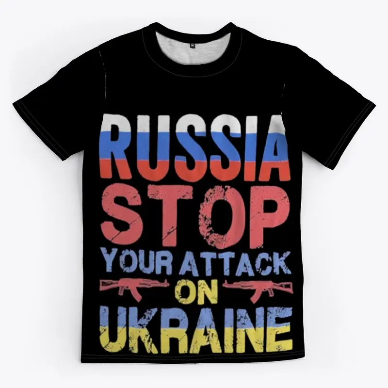 Russia Stop your attack on ukraine merch