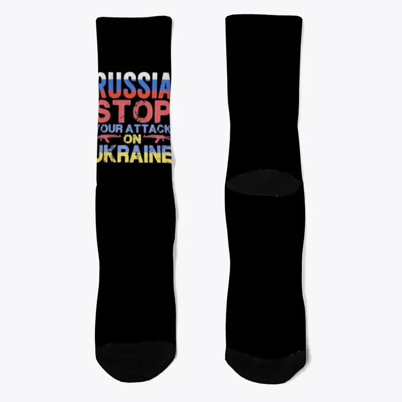 Russia Stop your attack on ukraine merch