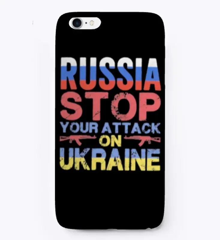 Russia Stop your attack on ukraine merch