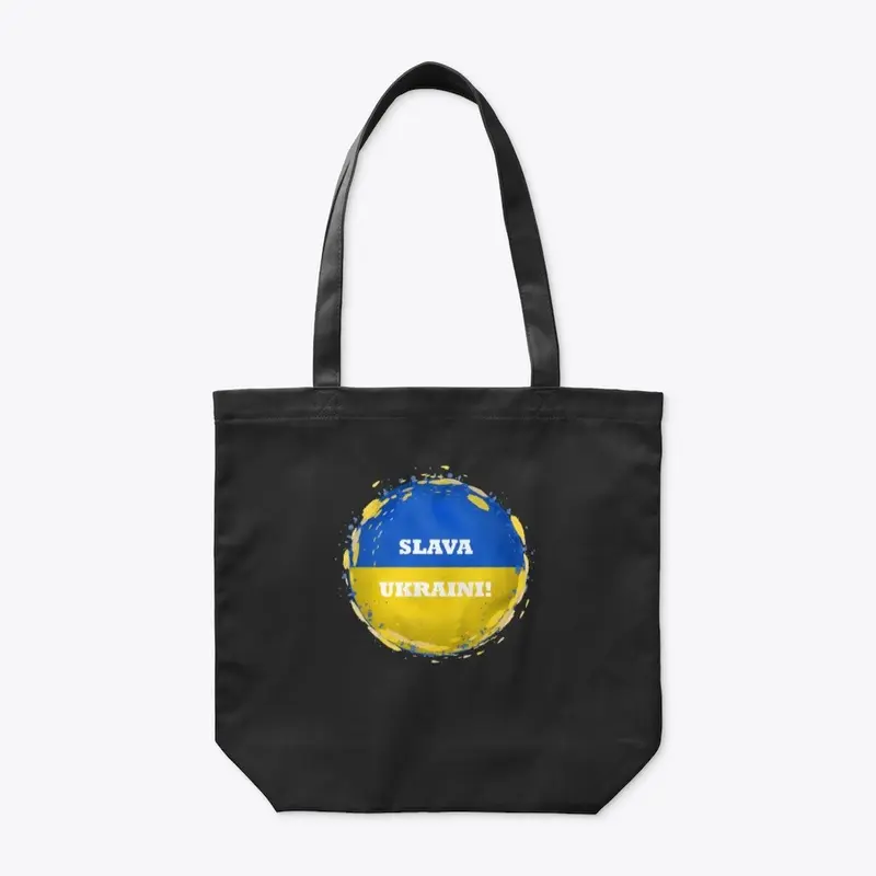 Ukraine flag merch ,,slava ukraini!"